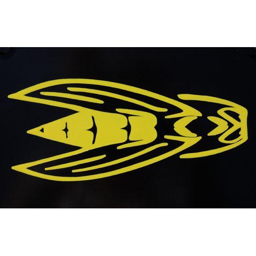 Yellow Dodge Logo - 2012 Dodge Challenger Yellow Jacket Satin Black License Plate Tag