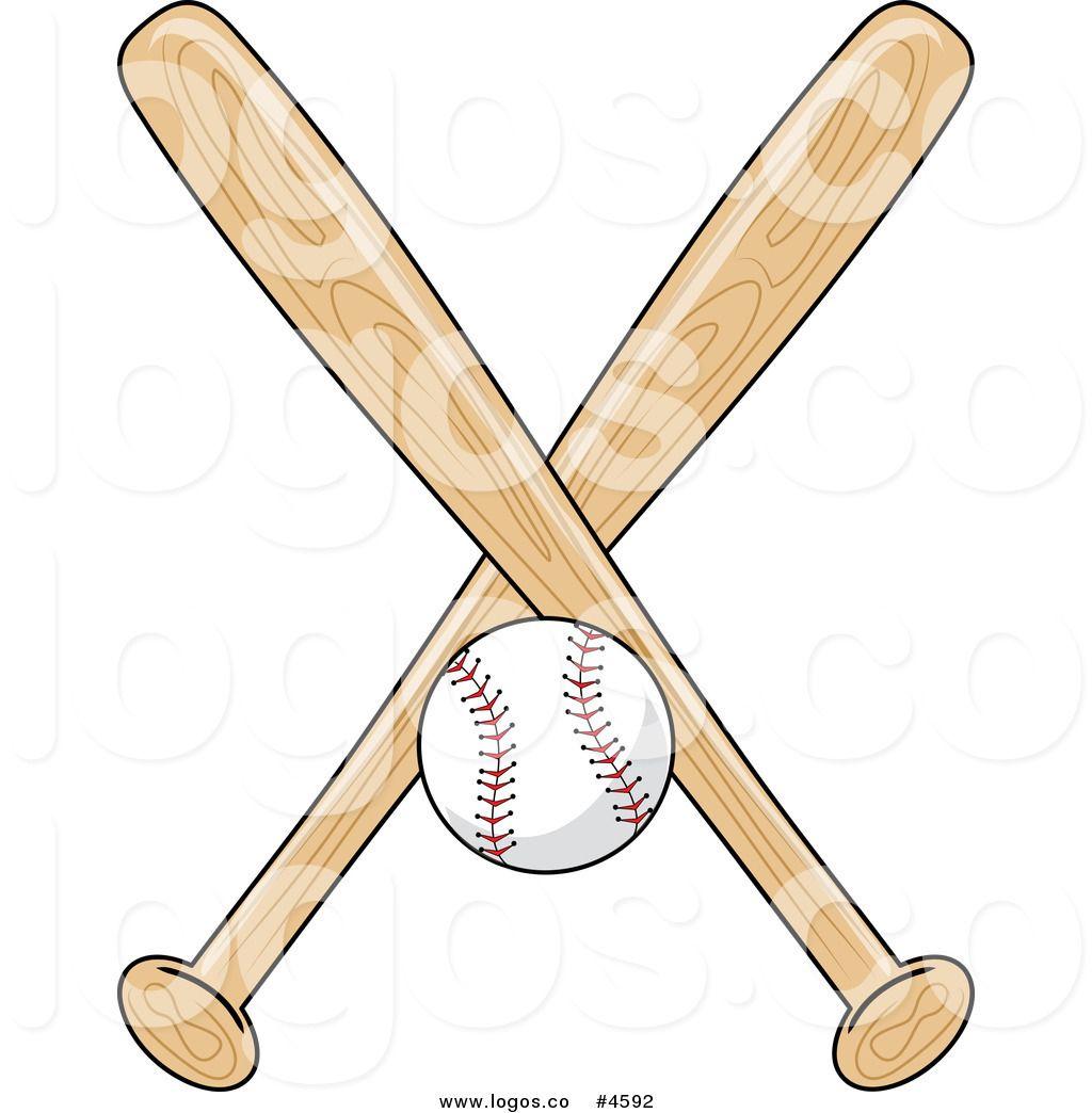 Crossed Bat Ball Logo - Tremendous Baseball Bat And Ball Images Emblem #8104 - Unknown ...