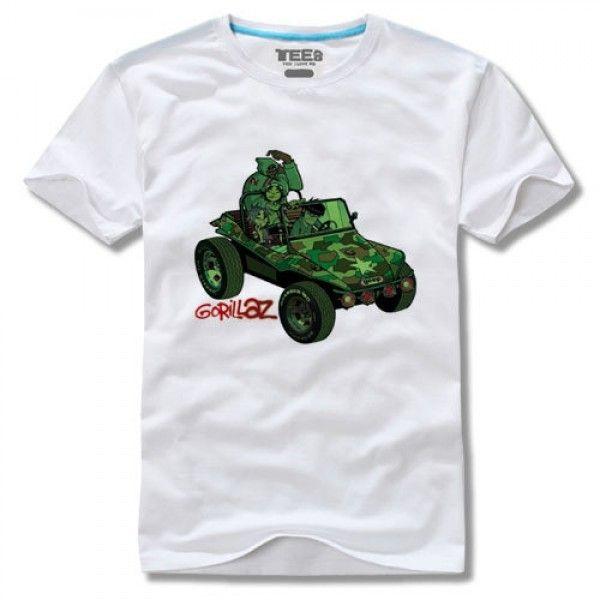 Cool Jeep Logo - Gorillaz Jeep logo cool short sleeve t shirt