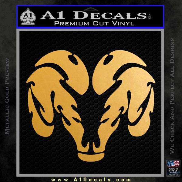 Yellow Dodge Logo - Dodge Ram Logo Tribal Decal Sticker » A1 Decals