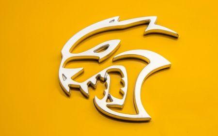 Yellow Dodge Logo - Hellcat Emblem for the Dodge Challenger SRT - Dodge & Cars ...