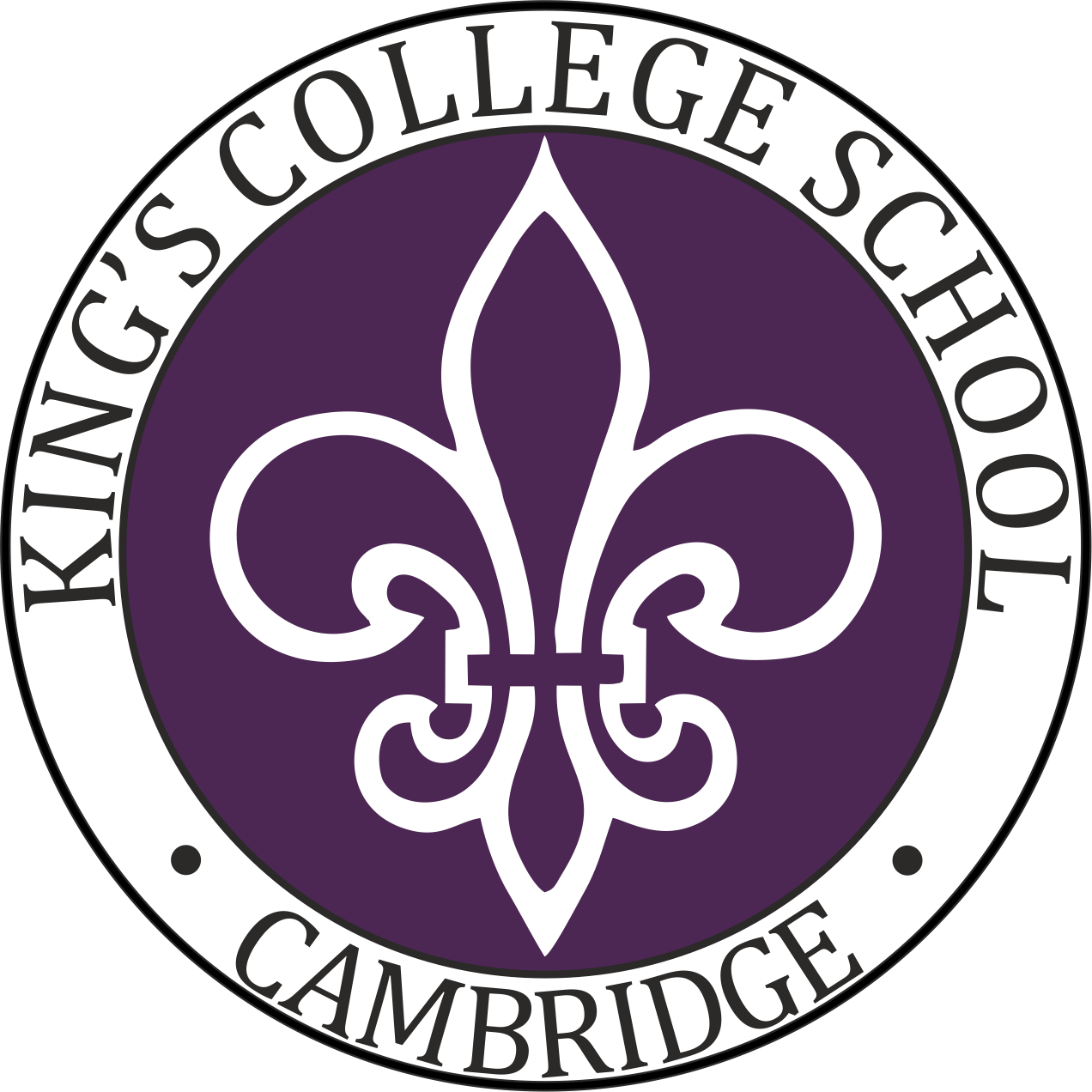Purple School Logo - King's College School | King's College School