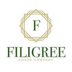 Filagree Company Logo - Best Branding: Logos image. Logo branding, Visual identity, Ideas