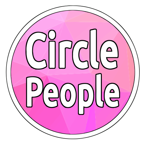 Blue and Orange Circle People Logo - osu! Skins