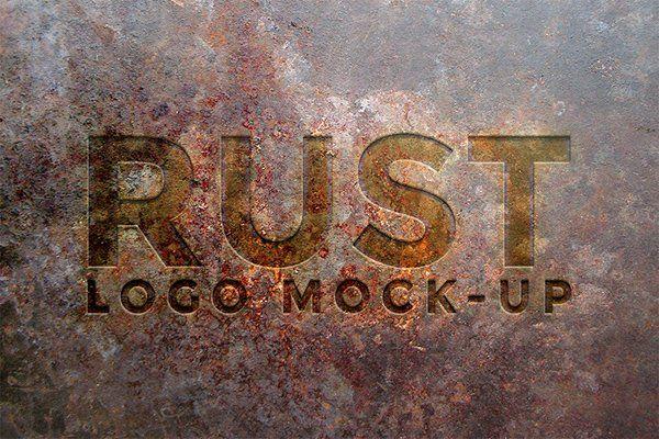 Rust Colored Logo - Amazing Logo Mockups [Free & Premium]