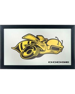 Yellow Dodge Logo - Score Big Savings: Dodge Super Bee Logo Wall Mirror