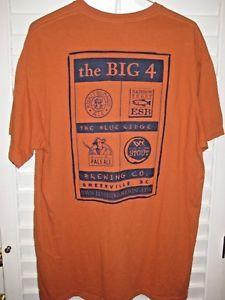Rust Colored Logo - The Blue Ridge Brewing Company Greenville, SC T Shirt Rust Colored