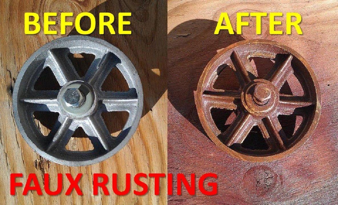 Rust Colored Logo - Faux Rust Finish Paint Fake Rust Look Onto Your Projects