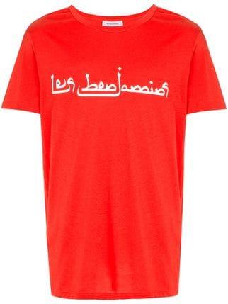 Red Arabic Logo - Les Benjamins front arabic logo T-shirt $83 - Shop SS18 Online ...