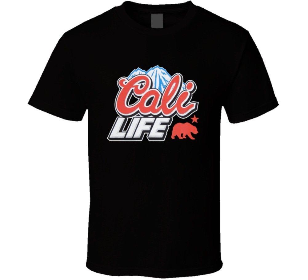 Cali Life Logo - CALI LIFE Coors Light Beer Logo Parody T Shirt Artistic T Shirts ...