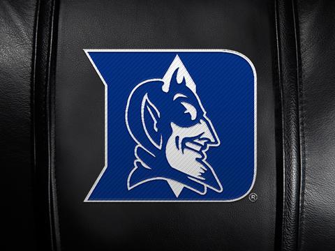 Duke Blue Devils Logo - Silver Sofa with Duke Blue Devils Logo