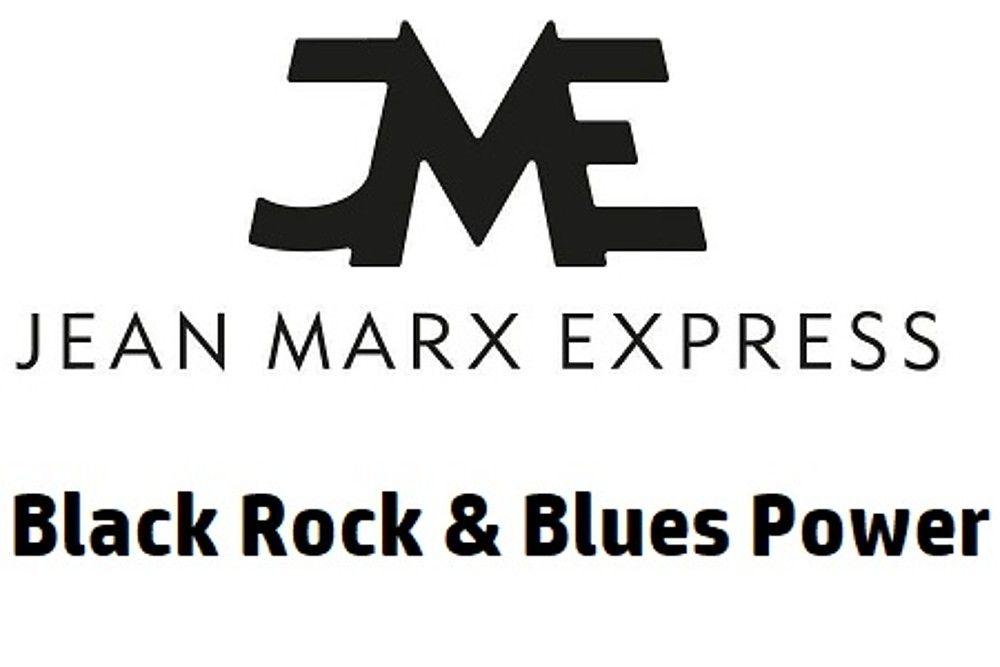 Blues with White Line Logo - Jean Marx Express - Black Rock & Blues Power ! Plus Special Guests