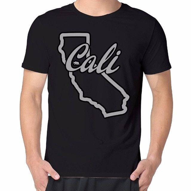Cali Life Logo - Fashion T Shirt Free Shipping Summer Men T Shirt Cali Life Logo