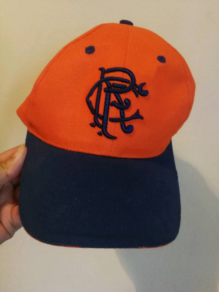 Orange and Blue Baseball Logo - Rangers FC Orange Blue Baseball Cap. In Leith, Edinburgh