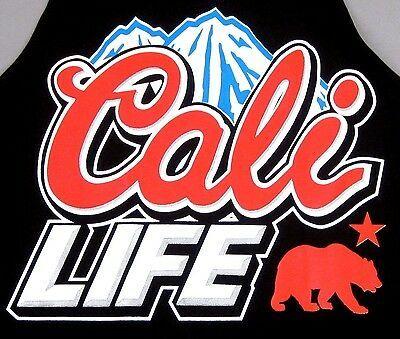 Cali Life Logo - CALI LIFE TANK Top T Shirt Beer Logo Parody 100% Cotton Men S, M, L, XL