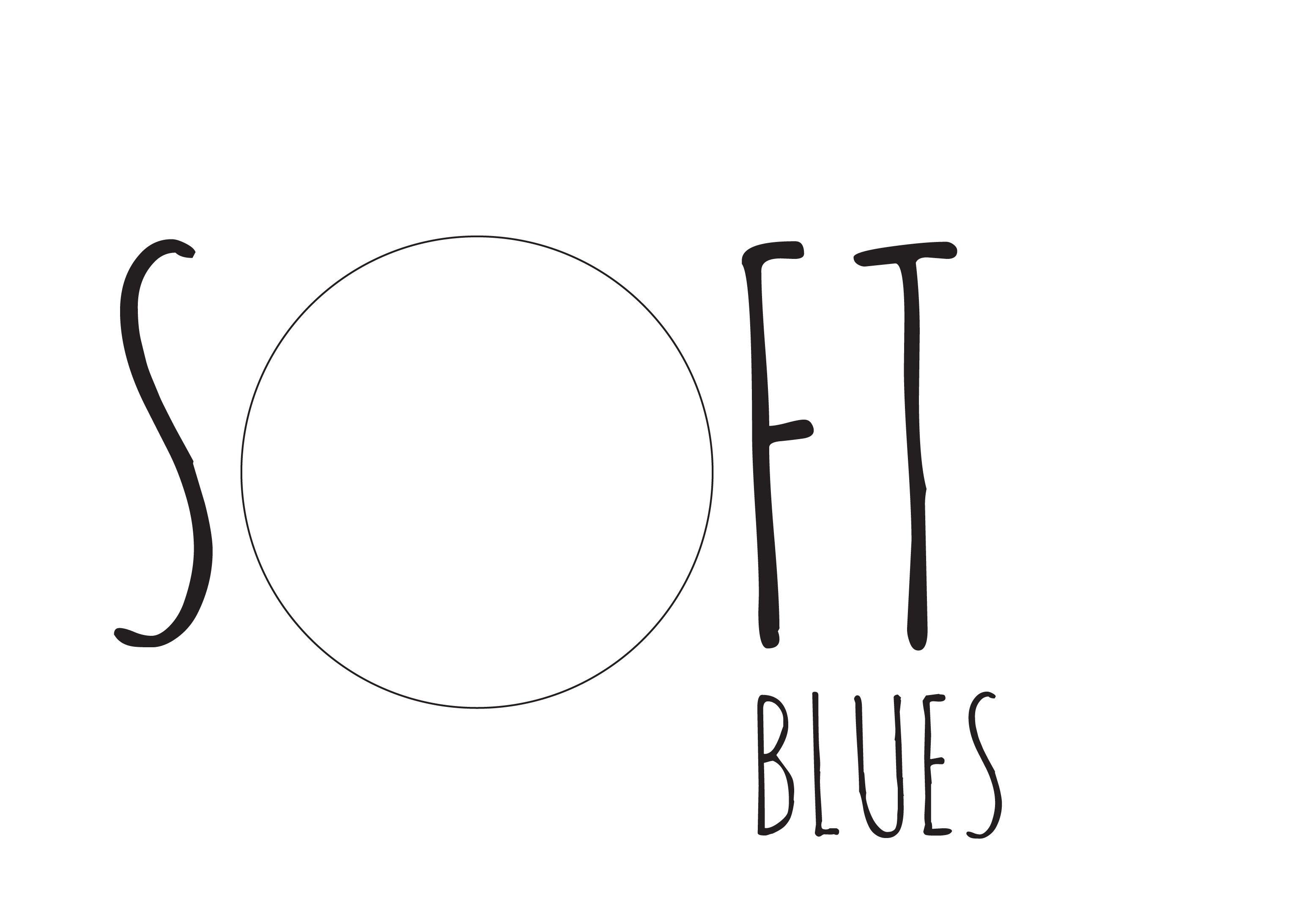 Blues with White Line Logo - SOFT BLUES