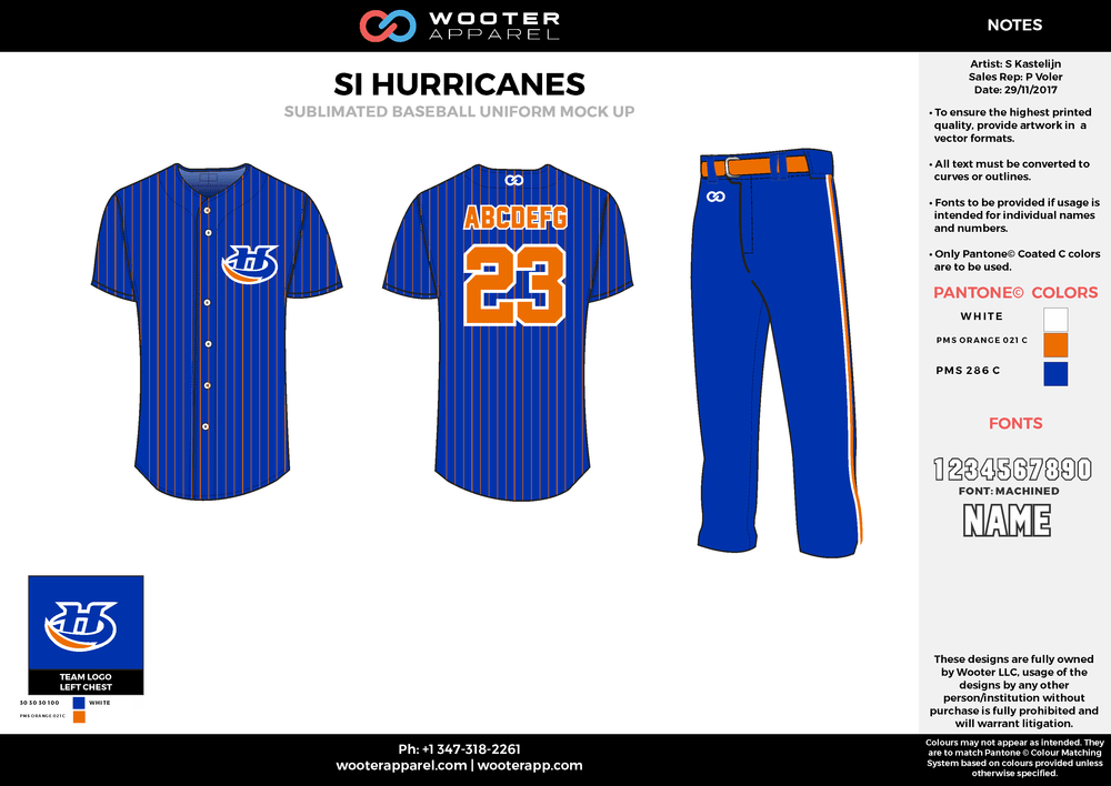 Orange and Blue Baseball Logo - Wholesale Baseball Jerseys — Wooter Apparel | Team Uniforms and ...