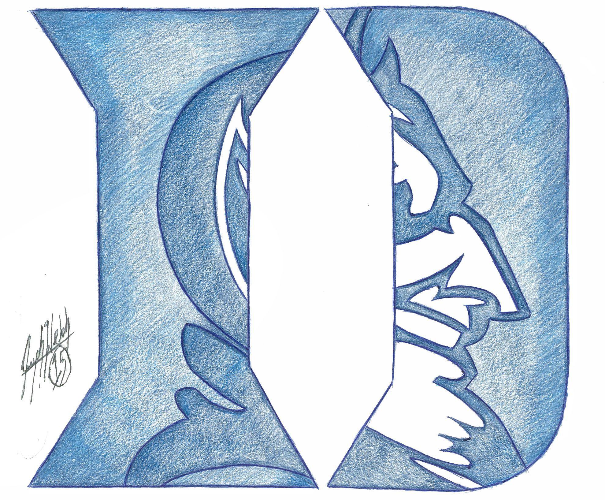 Duke University Blue Devils Logo - Duke Blue Devils | Drawings & Fine Art | Duke basketball, Duke blue ...