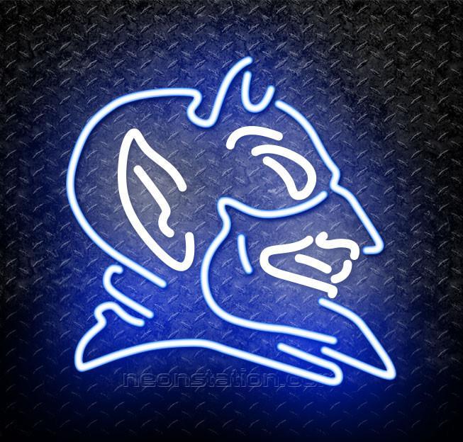 Duke Blue Devils Logo - NCAA Duke Blue Devils Logo Neon Sign