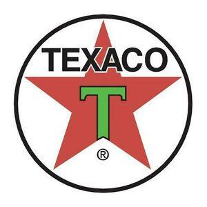 Texaco Logo - VINTAGE 1940s TEXACO GAS PUMP OIL CAN LOGO DECAL LABEL STICKER | eBay