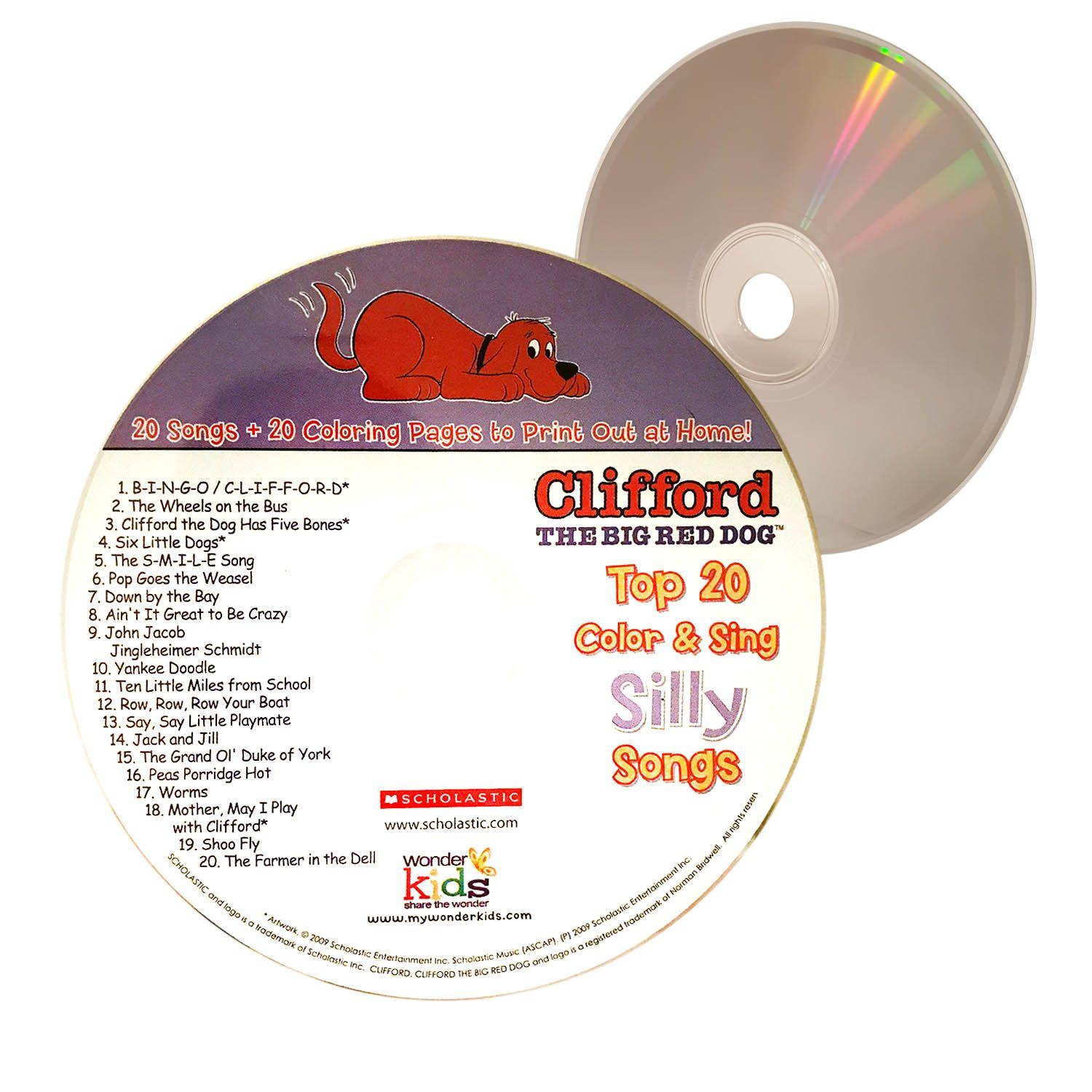 Big Red P Logo - Nearly New) Clifford The Big Red Dog Color & Sing CD