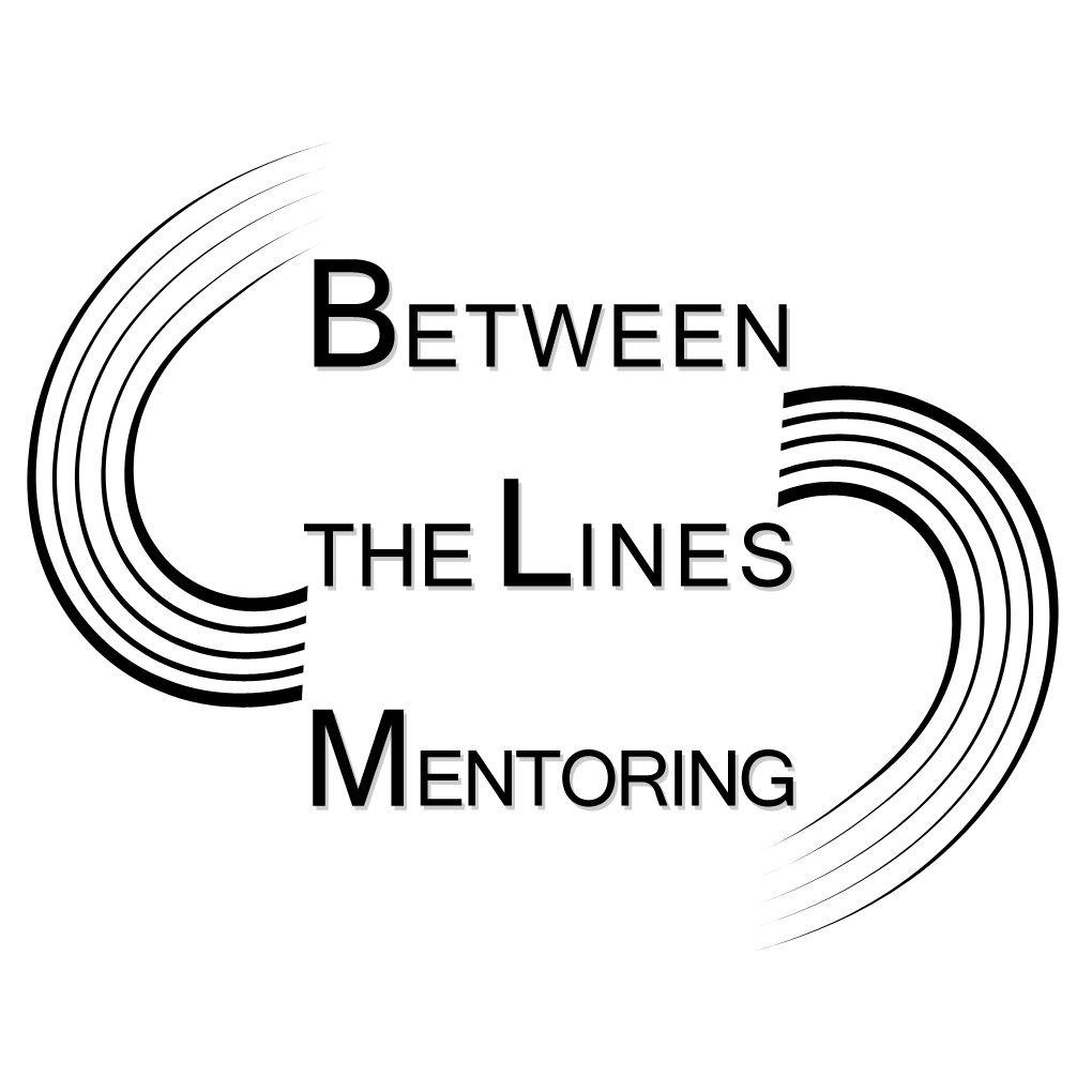 Blues with White Line Logo - Between the Lines Mentoring: Logo Blues