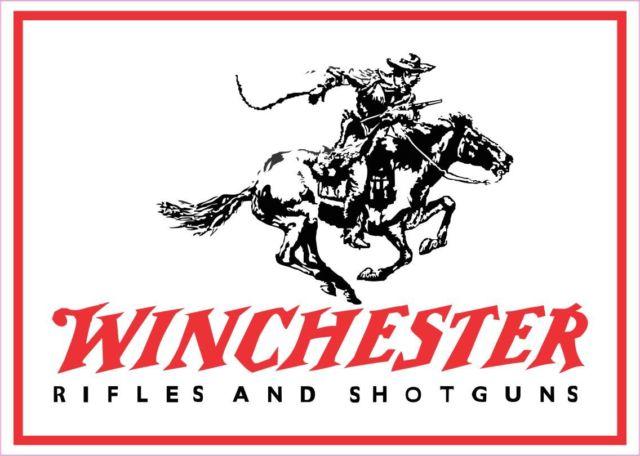 Winchester Rifles Logo - Winchester Logo Vinyl Gun Sticker Decal | eBay