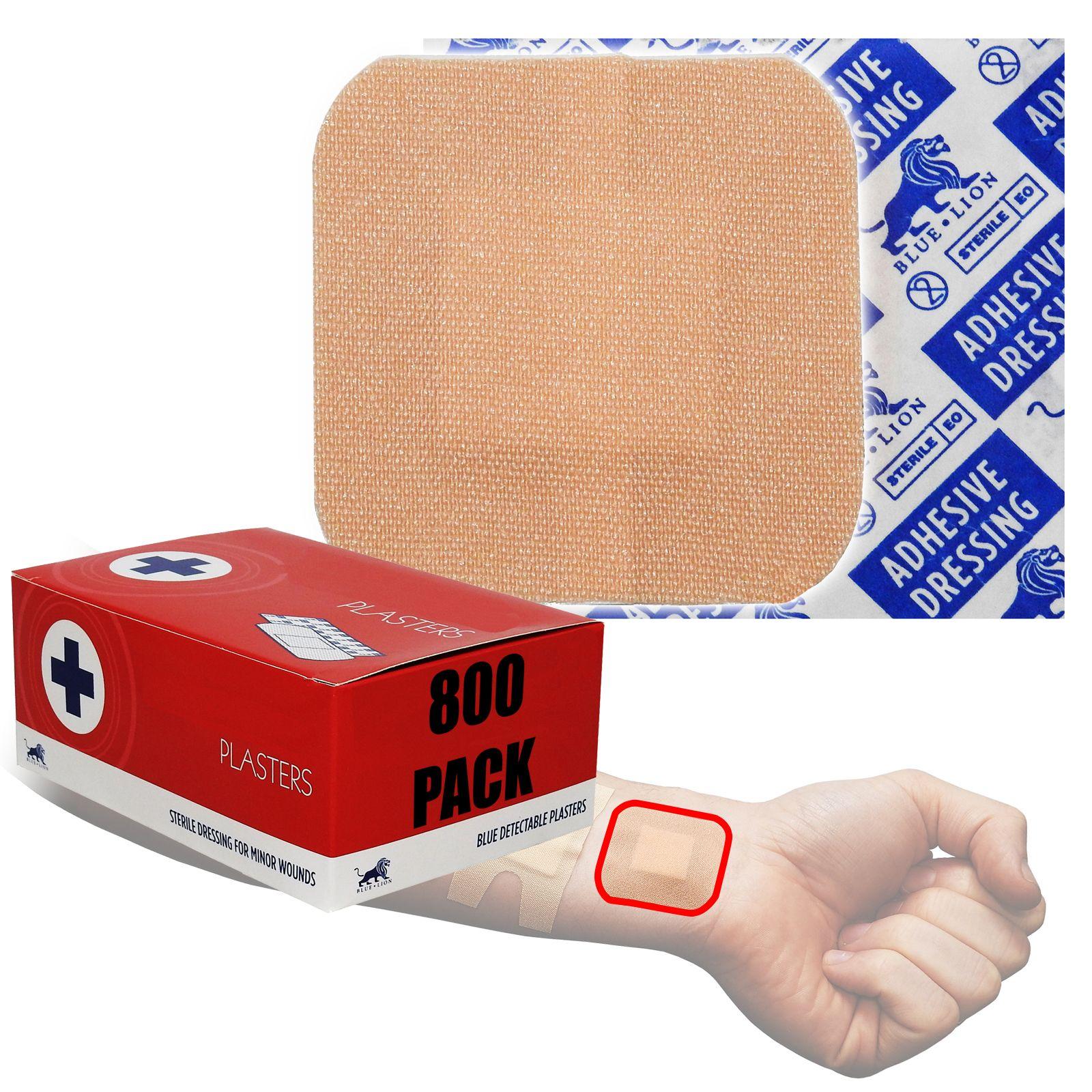 Square Blue Lion Logo - Bundle Buy Pack, 800x Blue Lion 3.8cm Wound Injury First Aid CE ...