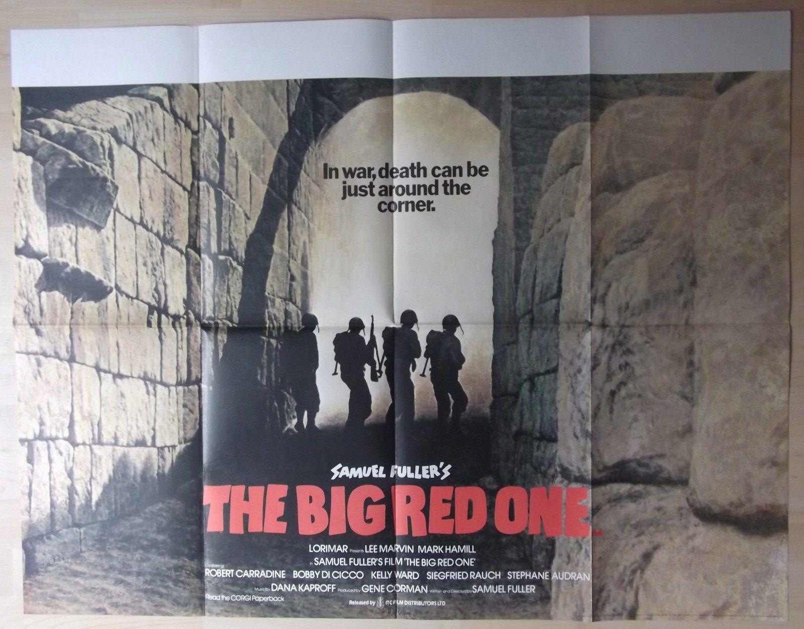 Big Red P Logo - Big Red One Original UK Quad Poster Lee Marvin Mark Hamill Classic