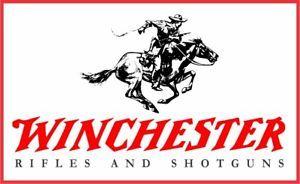 Whinchester Logo - Winchester Logo Gun Sticker Tool Box Helmet Vinyl Sticker Decal | eBay