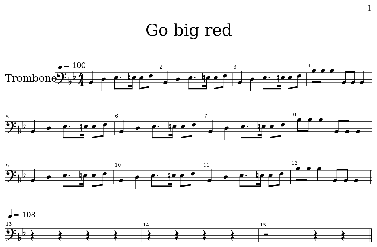 Big Red P Logo - Go big red - Flat