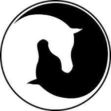 Horse Yin and Yang Logo - yin yang horses | horse art | Horses, Horse logo, Horse art