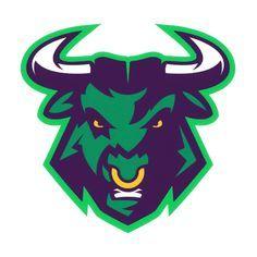 Purple Bull Logo - Best Bulls Logos image. Bull logo, Logos, Sports logos