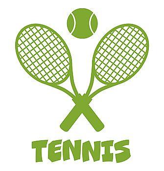 Crossed Racquets Logo - You searched for crossed racket and tennis ball logo design label