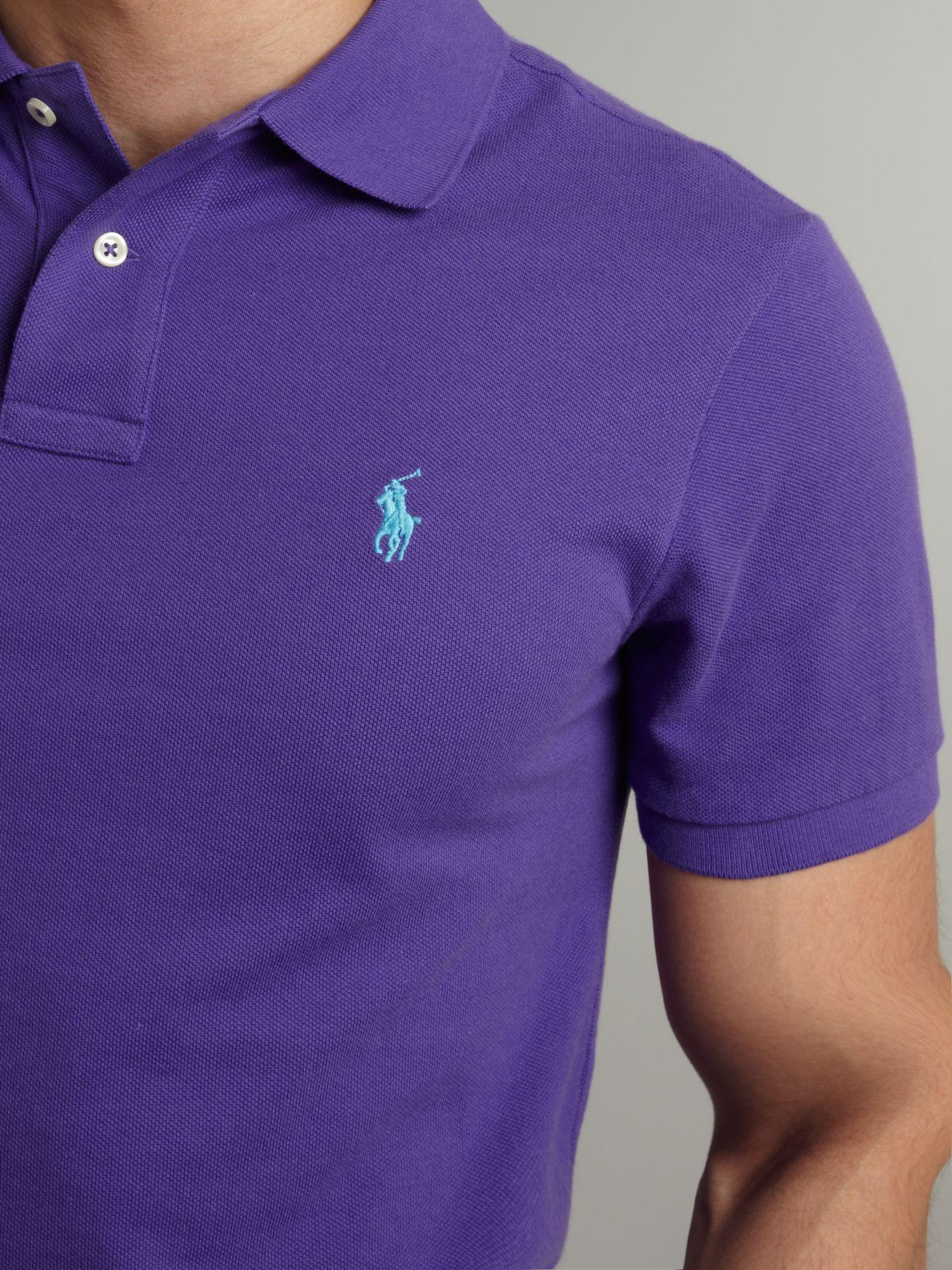 Lavender Polo Logo - lavender polo lauren | Polo ralph lauren Slim Fitted Polo Shirt in ...