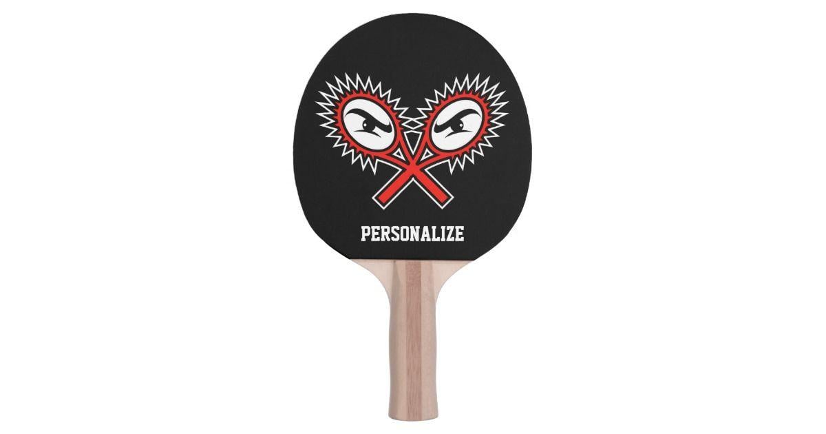 Crossed Racquets Logo - Crossed racket logo table tennis ping pong paddle. Zazzle.com.au