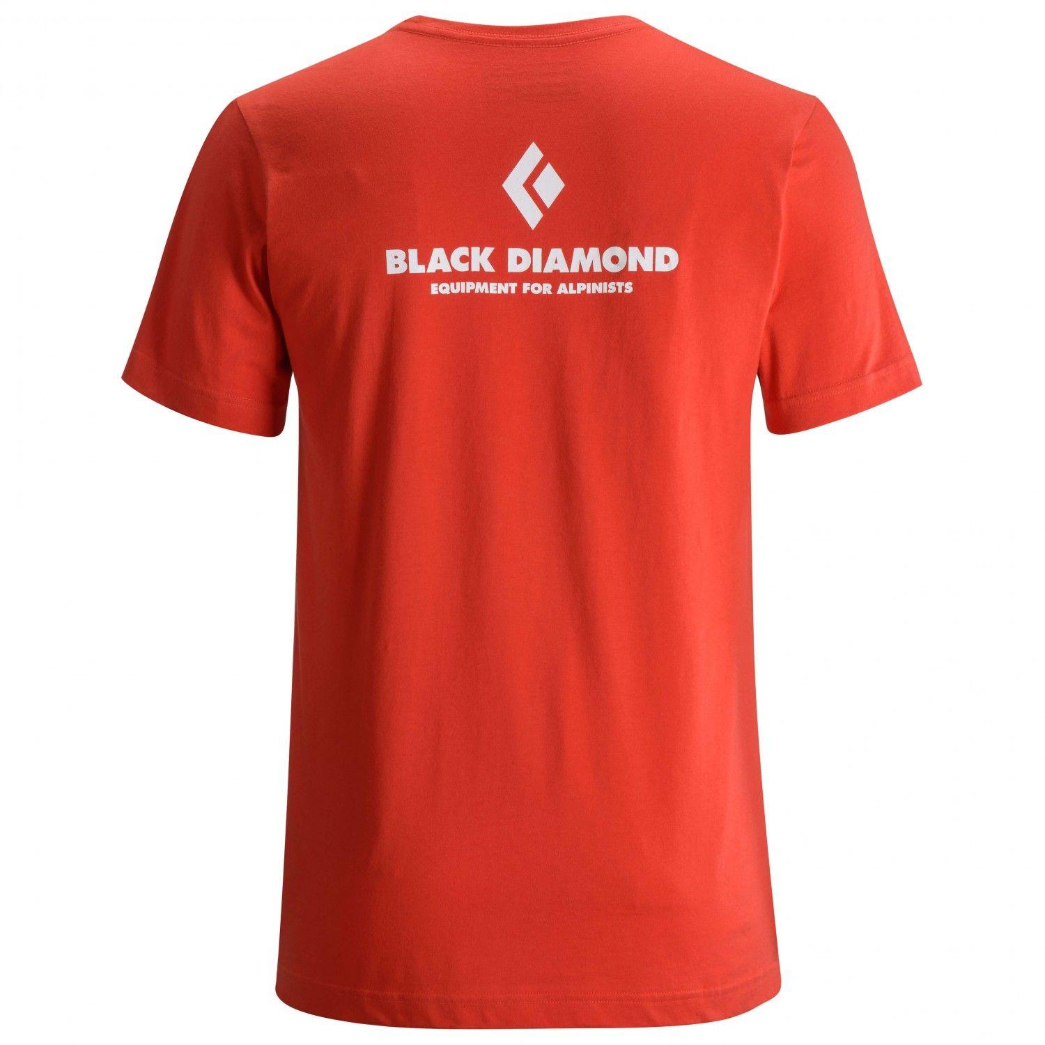 Red and Black Diamond Logo - Black Diamond S S Equipment For Alpinist Tee Shirt Men's. Buy