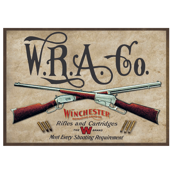 Winchester Logo - Winchester WRA & Co. Logo Area Rug W1102. Buffalo Trader Online
