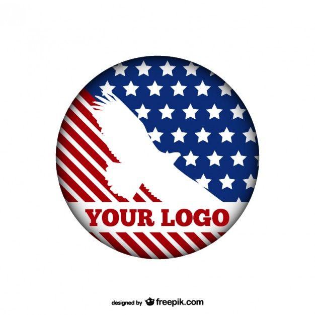 USA Eagle Logo - American eagle logo template Vector | Free Download
