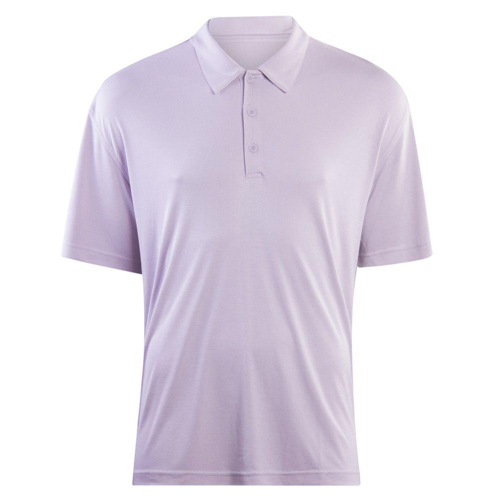 Lavender Polo Logo - Short Sleeve Polo Shirt (9112P)-Lavender