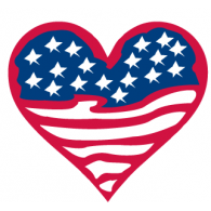 American Logo - American Flag Heart | Brands of the World™ | Download vector logos ...