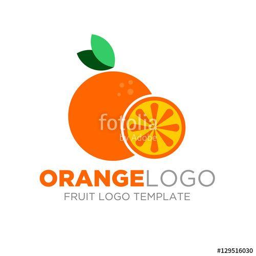 Tangerine Food Logo - Orange logo Vector Design. Fruit logo template you can use
