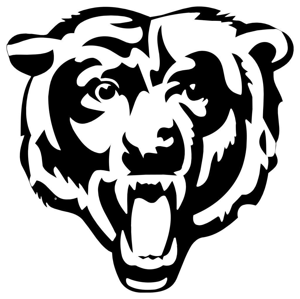 Black and White Bears Logo - Chicago Bears Vinyl Decal 5 Outdoor / Indoor Sticker * Your Choice