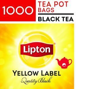 Lipton Logo - Lipton Yellow Label Quality Black Pot Tea Bags Carton 1000 | Winc
