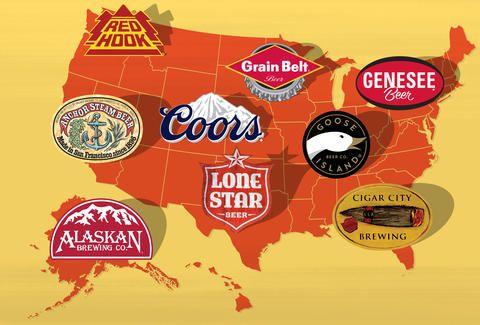 American Beer Logo - Most Iconic Beers in Every US State - Thrillist