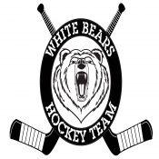 Black and White Bears Logo - RBIHF - NAT3 - White Bears Hockey Team