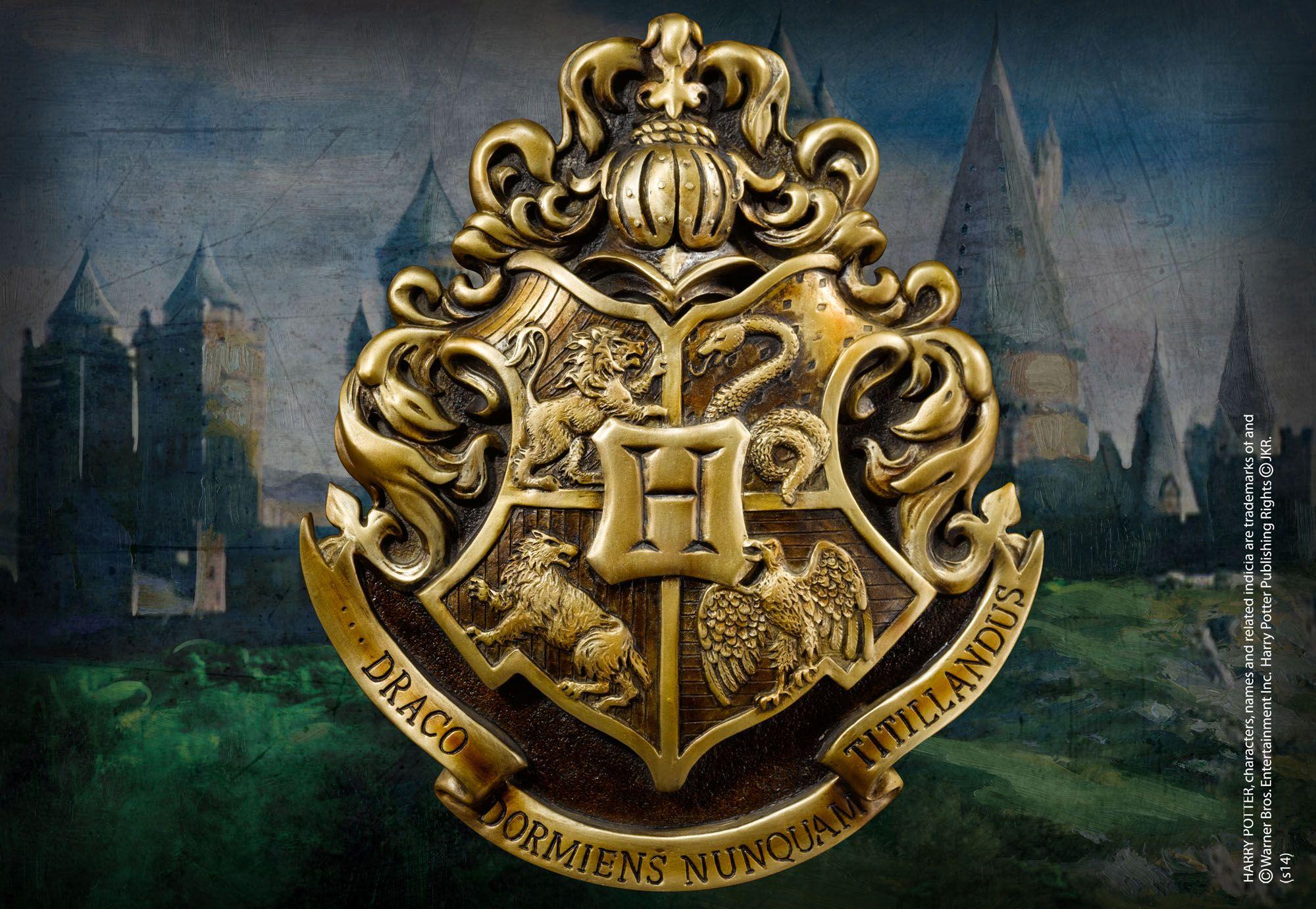Hogwarts Logo - Hogwarts Crest Wall Art — The Noble Collection UK