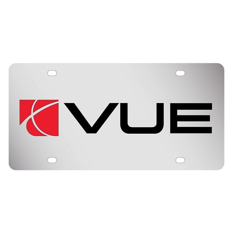 Saturn Vue Logo - Eurosport Daytona® - GM License Plate with Vue Logo and Saturn Emblem