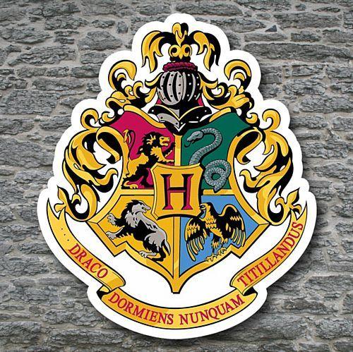 Hogwarts Logo - Official Harry Potter Hogwarts Crest Wall Cardboard Cutout