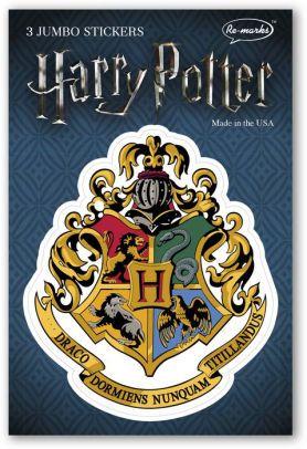 Hogwarts Logo - Harry Potter Hogwarts Crest Jumbo Sticker | 681410191412 | Item ...